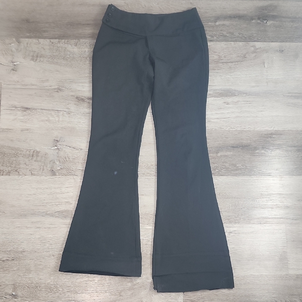 Vintage Black Boot Cut Flare Pants
